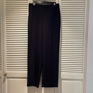 Zara wide leg palazzo black pull on pant NWT  sz L